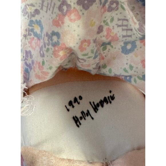 HOLLY HOBBIE Fancy Treat Rag Doll 1st Edition Plush Vtg Floral Mattel 1990 RARE - Picture 5 of 7